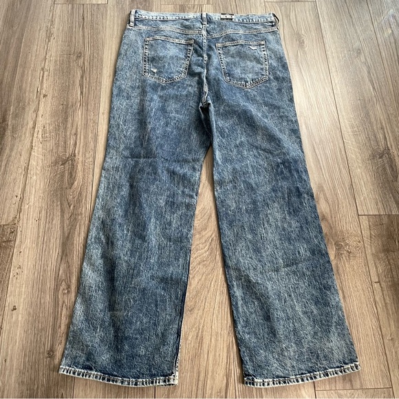 GAP Vintage Flare High Rise Distressed Denim Jeans Plus Size 18R NWT - Picture 3 of 5